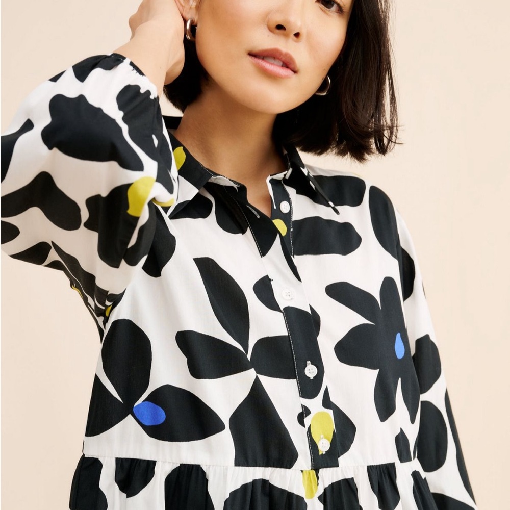 NWT Anthropologie Maeve Bettina Tired Shirt Dress